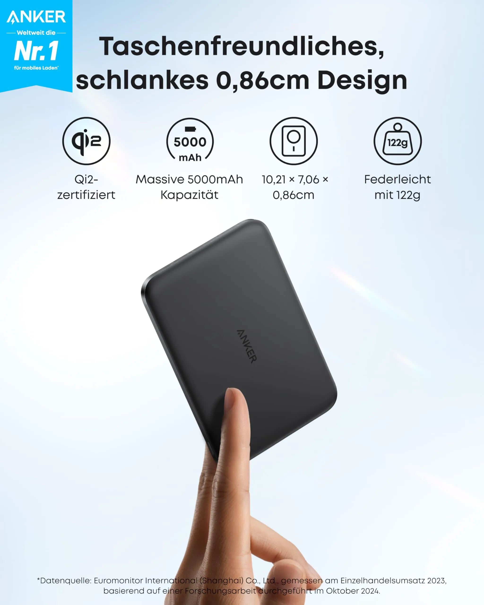 Anker MagGo Power Bank (10,000mAh, Slim) + Anker Nano Power Bank (5K, Magnetic, Slim)