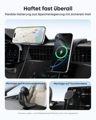 Anker Nano Wireless Car Charger (Magnetic, Detachable Charging Pad)