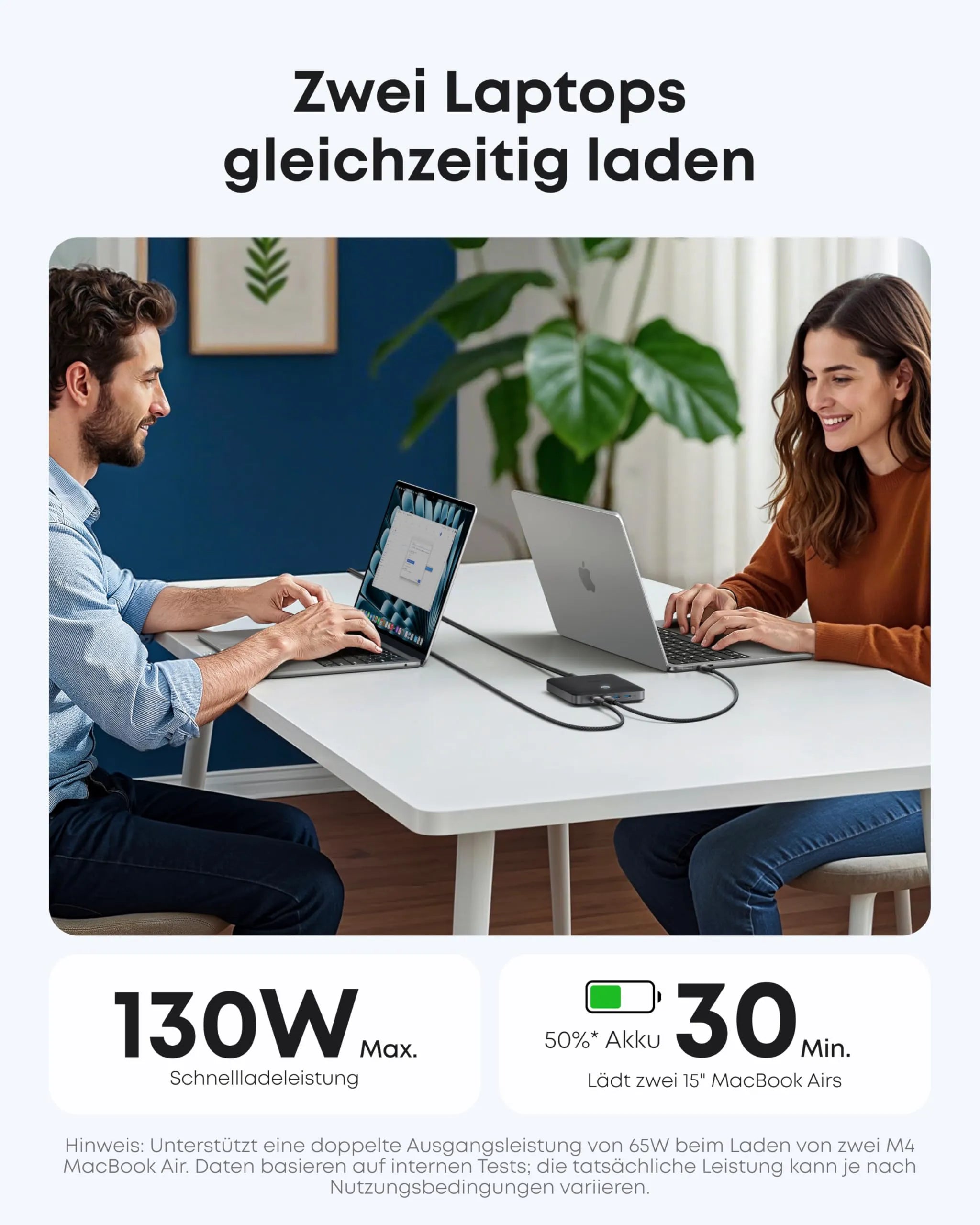 Anker Nano Power Bank (10K, 45W, Built-in Retractable USB-C Cable) + Anker Nano Charger (130W, 6 Ports)