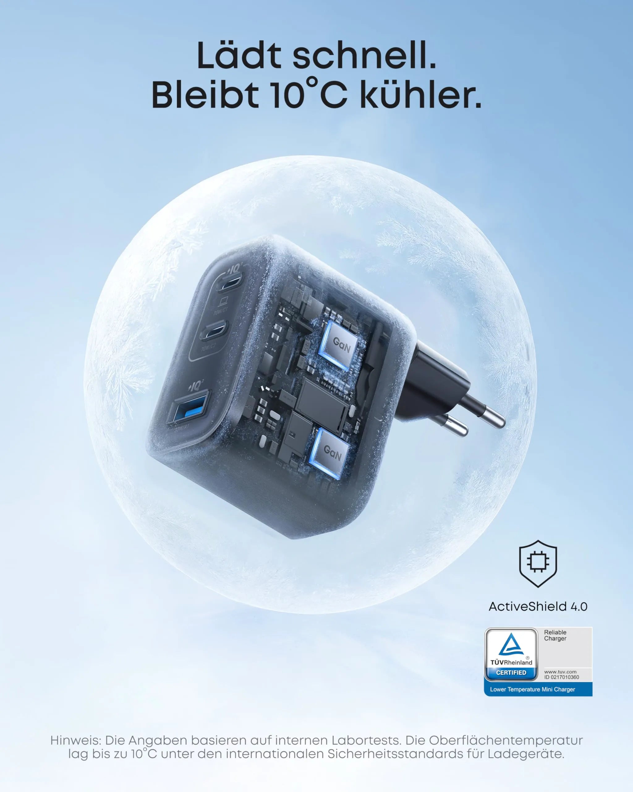 Anker Nano Charger (70W, 3 Ports)