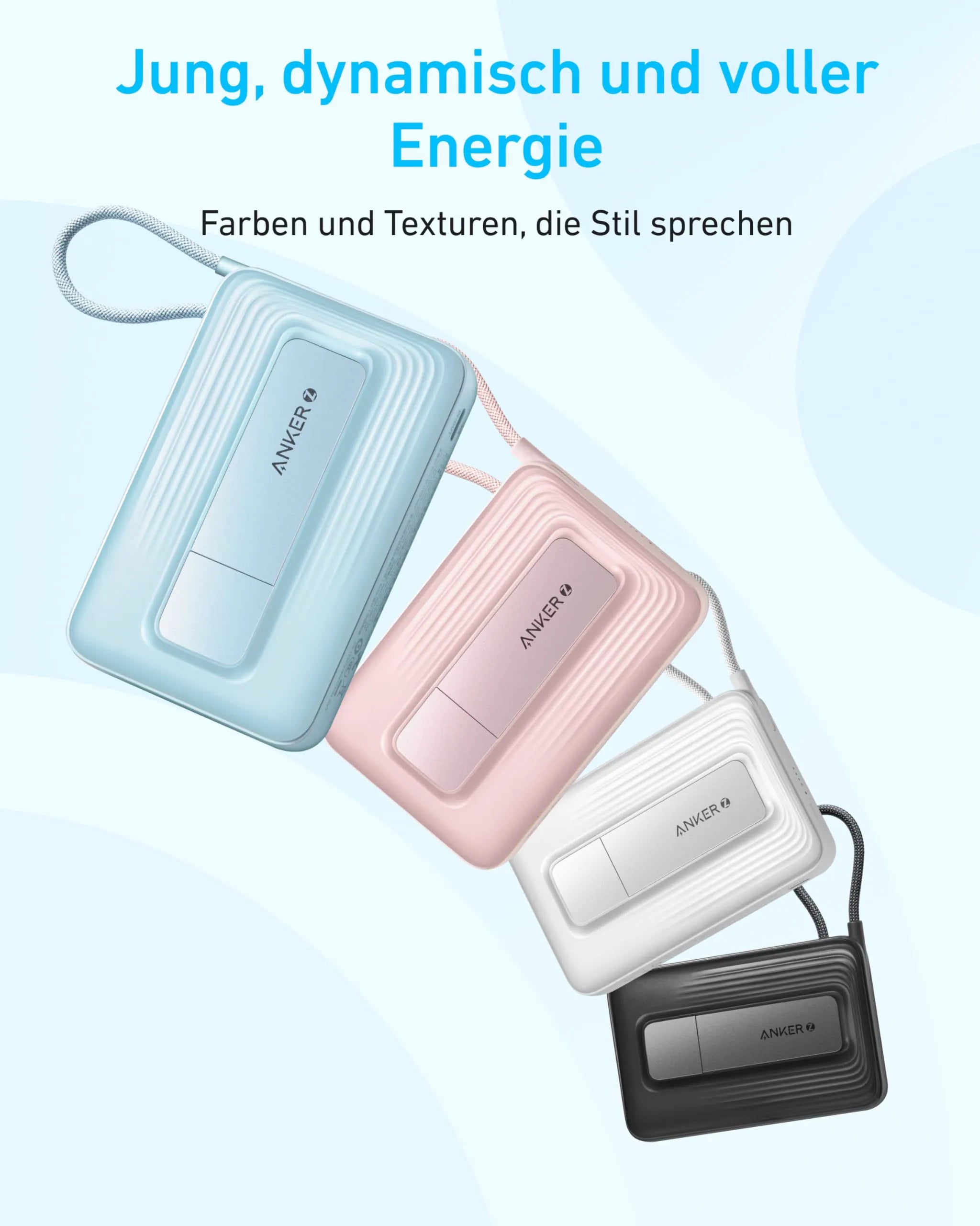 Anker Zolo Powerbank 10K with Magnetic and Built-in USB-C Cable