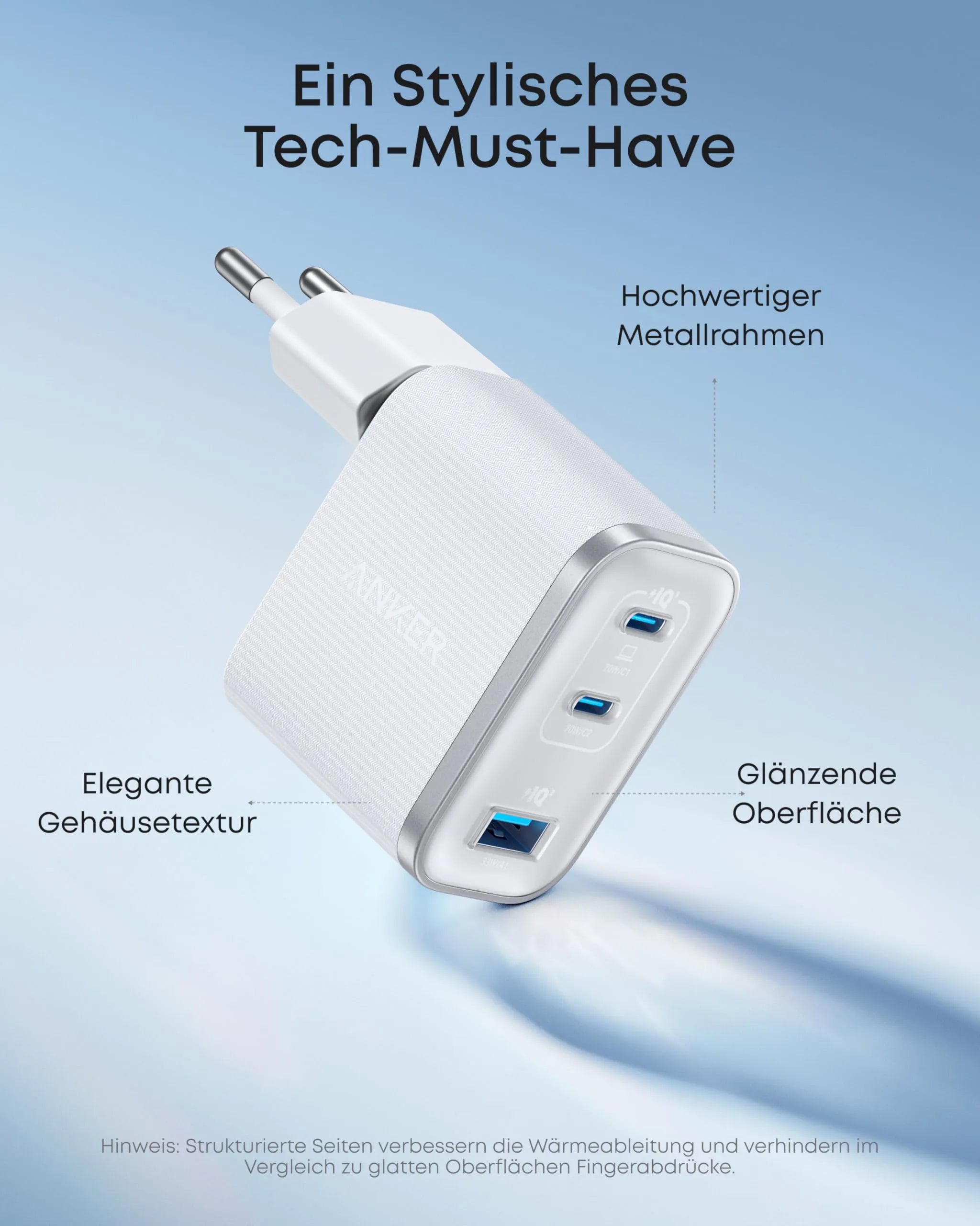 Anker Nano Charger (70W, 3 Ports)