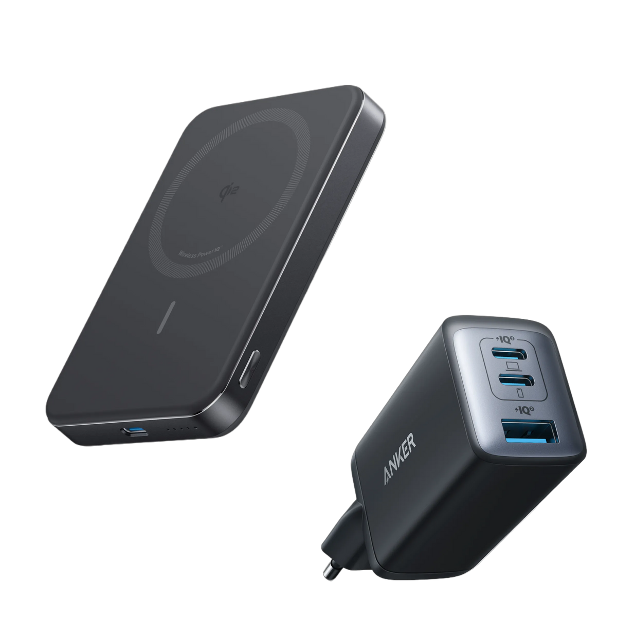 Anker MagGo Power Bank (10K, Slim) and Anker 735 Charger (Nano II 65W)