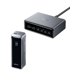Anker Prime Power Bank (20K, 220W) & Anker Prime Charger (200W, 6 Ports, GaN)