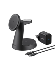Anker Wireless Charging Station (3-in-1, Magnetic, Stand)