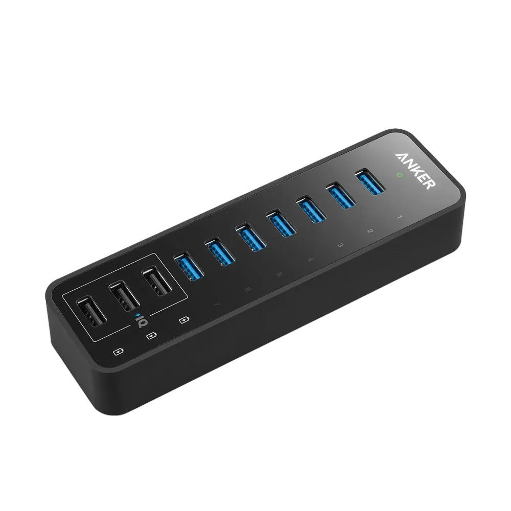 10-Port USB Hub