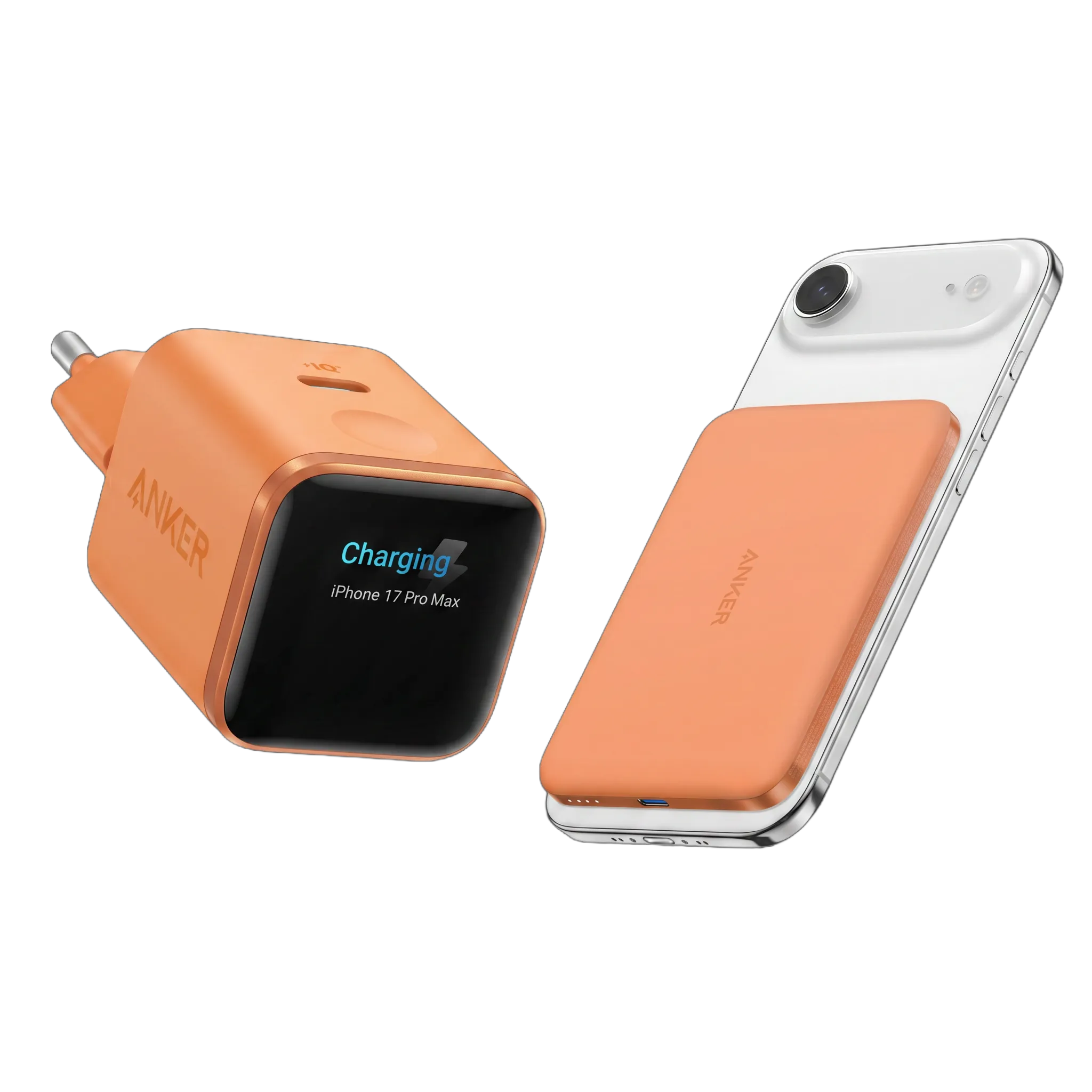 Anker Nano Charger (45W, Smart Display) + Anker Nano Power Bank (5K, Magnetic, Slim)